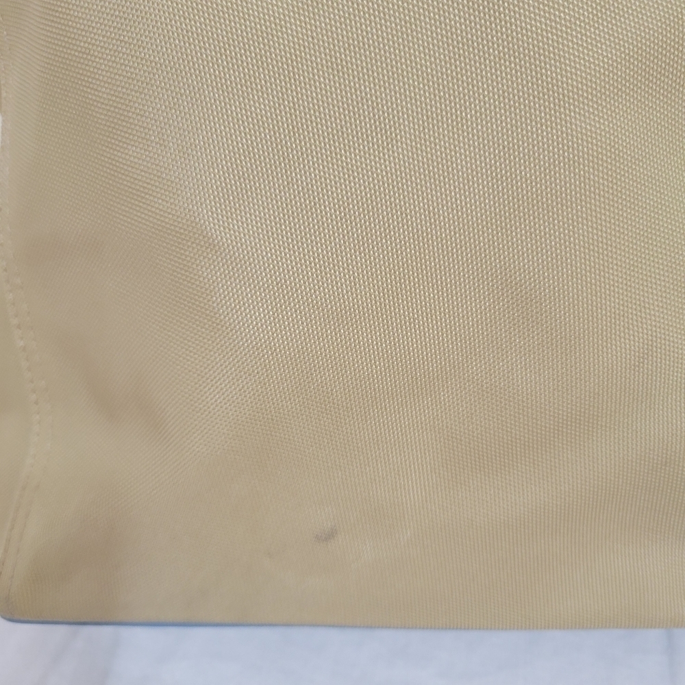 Cole Haan Tan & Blue Nylon Shoulder Tote Bag - Picture 6 of 13
